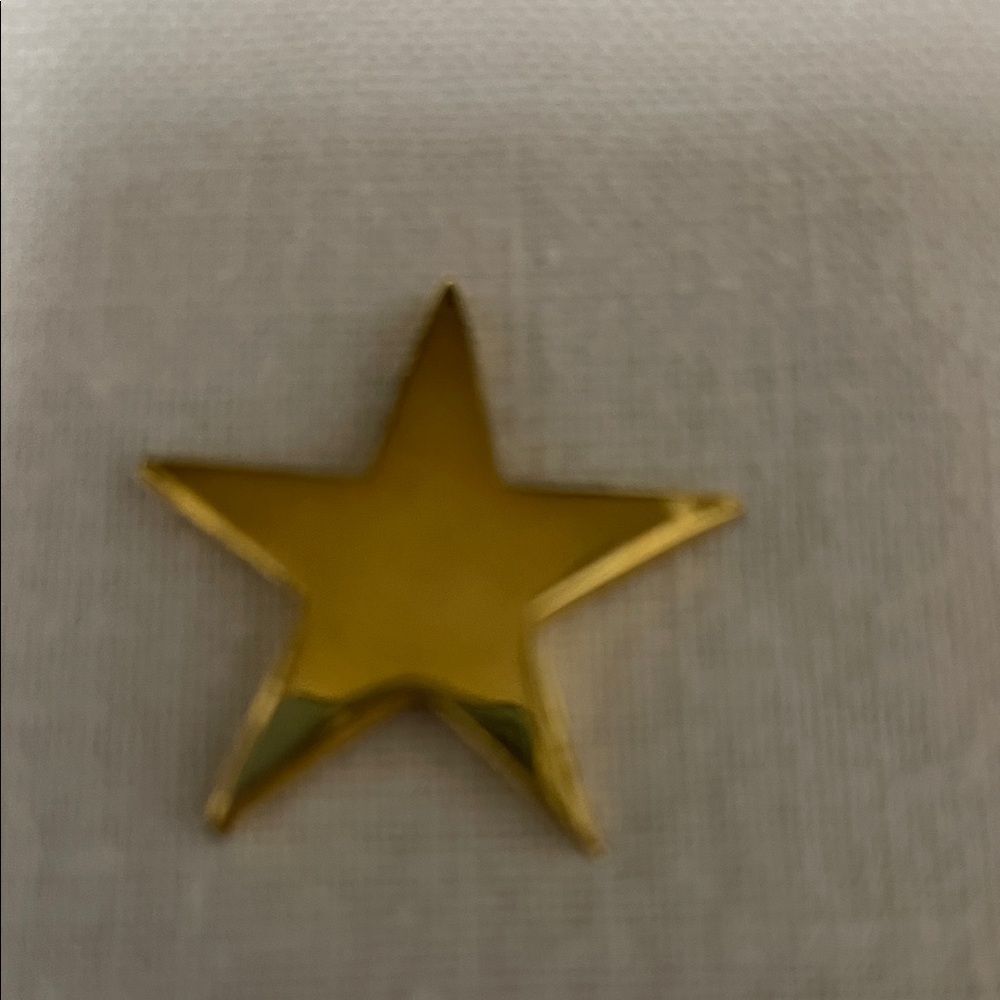 Vintage Gold Plated Star Pendant